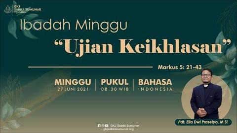 Embedded thumbnail for Ibadah Minggu, 27 Juni 2021