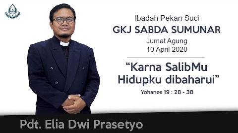 Embedded thumbnail for Ibadah Pekan Suci Jumat Agung, 10 April 2020